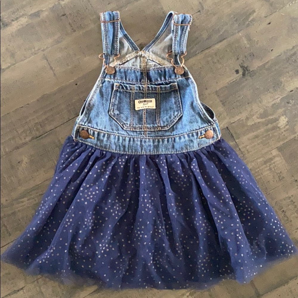 Oshkosh size 4T overall dress